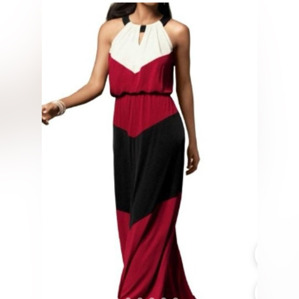 White House, Black Market jersey maxi dress